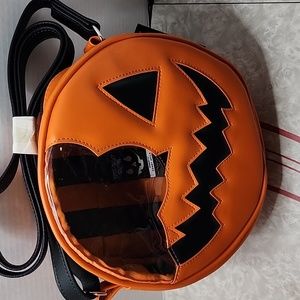 Trick or Treat Studios Sam lollipop Pumpkin Purse NWT Halloween